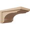 Ekena Millwork 12"W x 24"D x 12"H Wide Warren Rough Cedar Woodgrain TimberThane Corbel, Primed Tan CORUR12X24X12WARRCPR - alternate 1